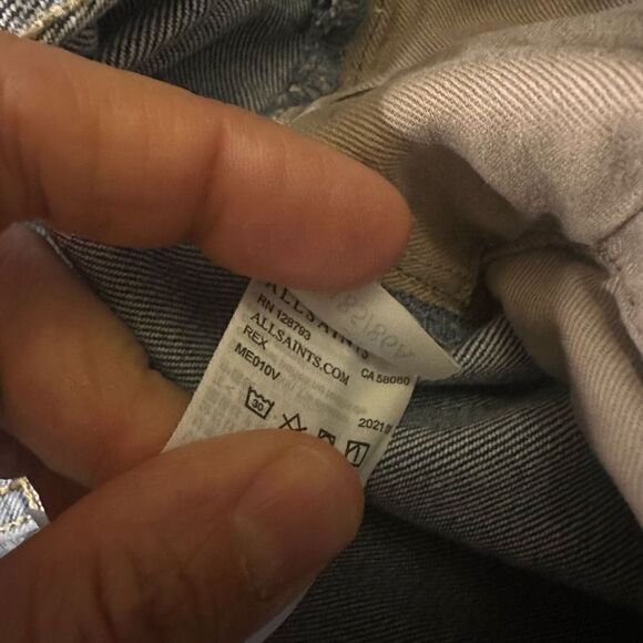 All Saints button fly jeans 34 - Picture 6 of 11